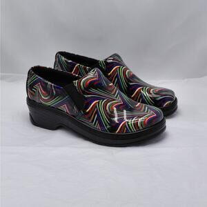Klogs Footwear Womens Clogs Sz 9 Multicolor Psychedelic Y2K Retro Comfort Shoes